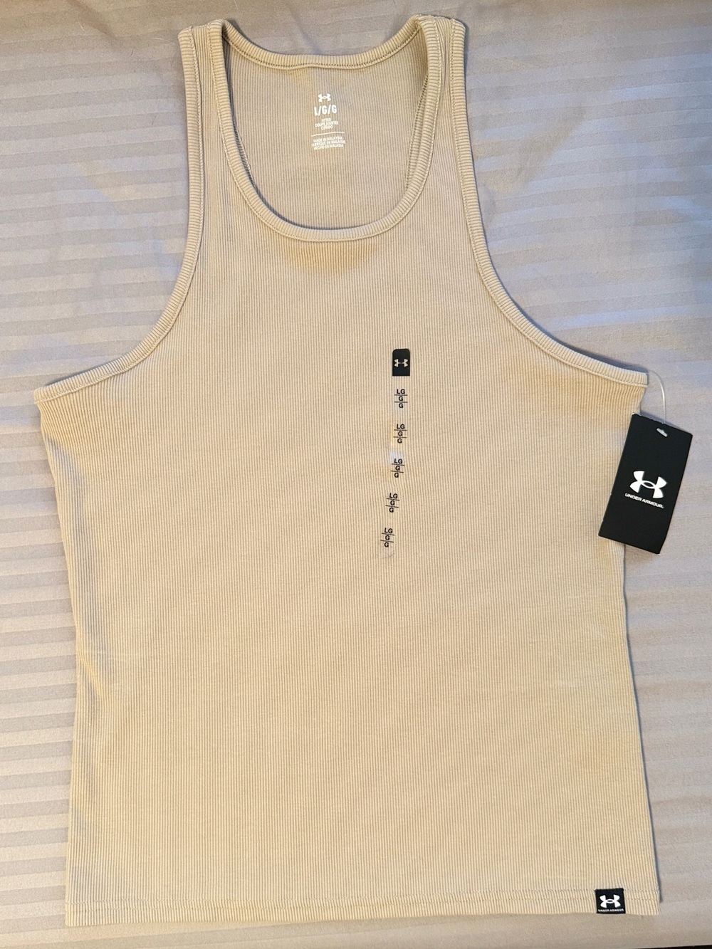 NWT Under Armour Rival Rib Tank, Women’s Large